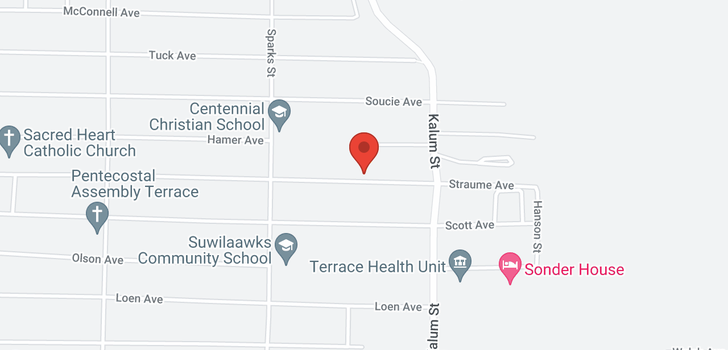 map of 4620 STRAUME AVENUE